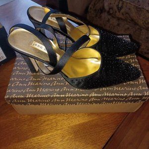 Ann Marino 8.5 Black heels